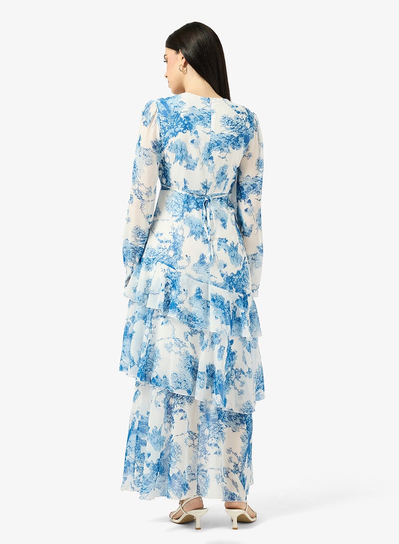 ايلا فستان بطبعة زهور - Image 2